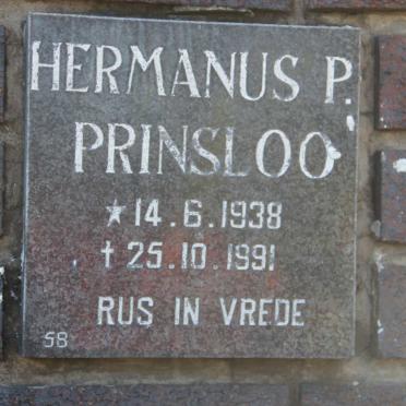 PRINSLOO Hermanus P. 1938-1991