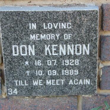KENNON Don 1928-1989