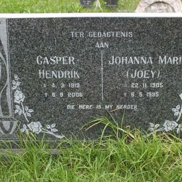 ? Casper Hendrik 1919-2006 &amp; Johanna Maria 1905-1995