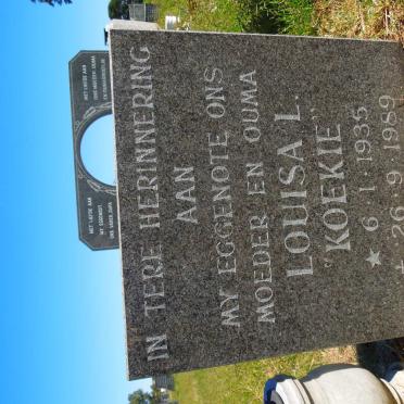 ? Louisa L. 1935-1989