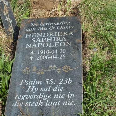 ? Hendrika Saphira Napoleon 1910-2006