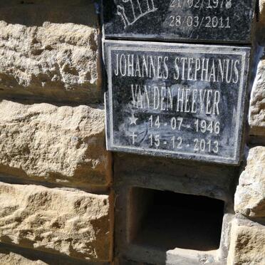 HEEVER Johannes Stephanus, van den 1946-2013