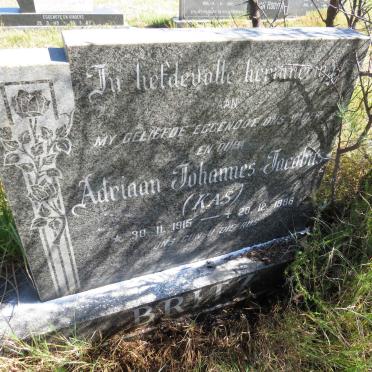 BRITZ Adriaan Johannes Jacobus 1915-1986