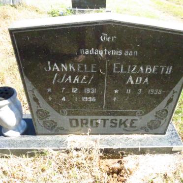 DROTSKE Jankele 1931-1996 & Elizabeth Ada 1938-