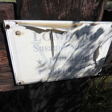 LOMBARD Susanna Susara 1937-2014