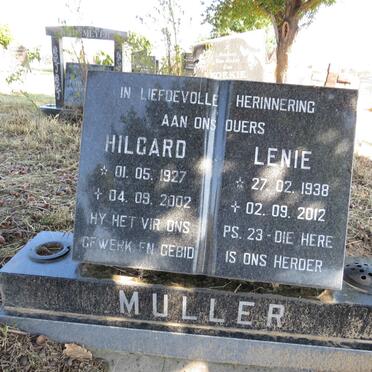 MULLER Hilgard 1927-2002 &amp; Lenie 1938-2012