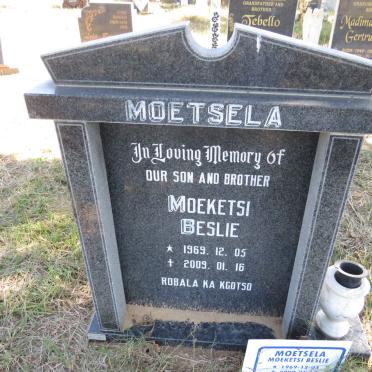 MOETSELA Moeketsi Beslie 1969-2009