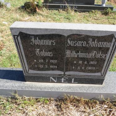NEL Johannes Tobias 1922-1994 & Susara Johanna Wilhelmina 1920-2009