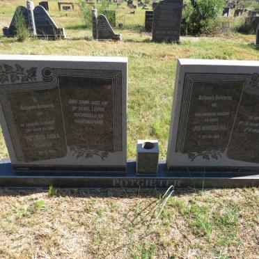 POTGIETER Petrus Dirk 1937-1999 & Anna Dorothea NEL 1938-