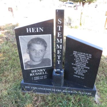 STEMMETT Henry Russell 1984-2006