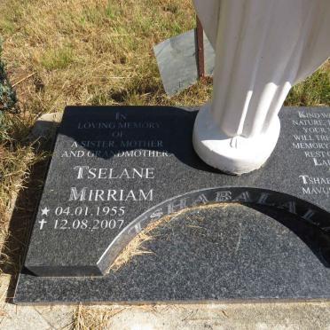 TSHABALALA Tselane Miriam 1955-2007
