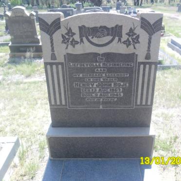 BÖJE Henry John 1867-1945