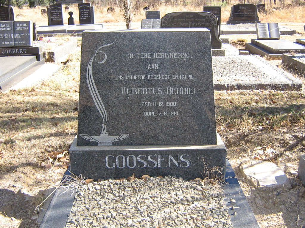 GOOSSENS Hubertus 1900-1961