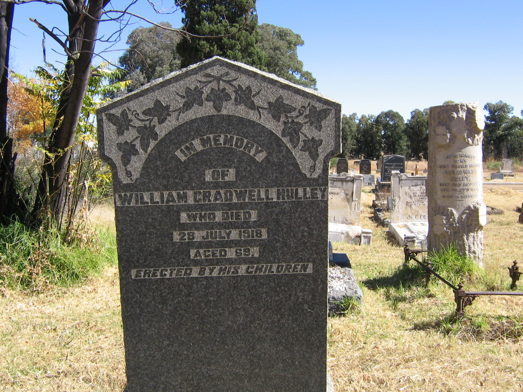 HULLEY William Gradwell -1918