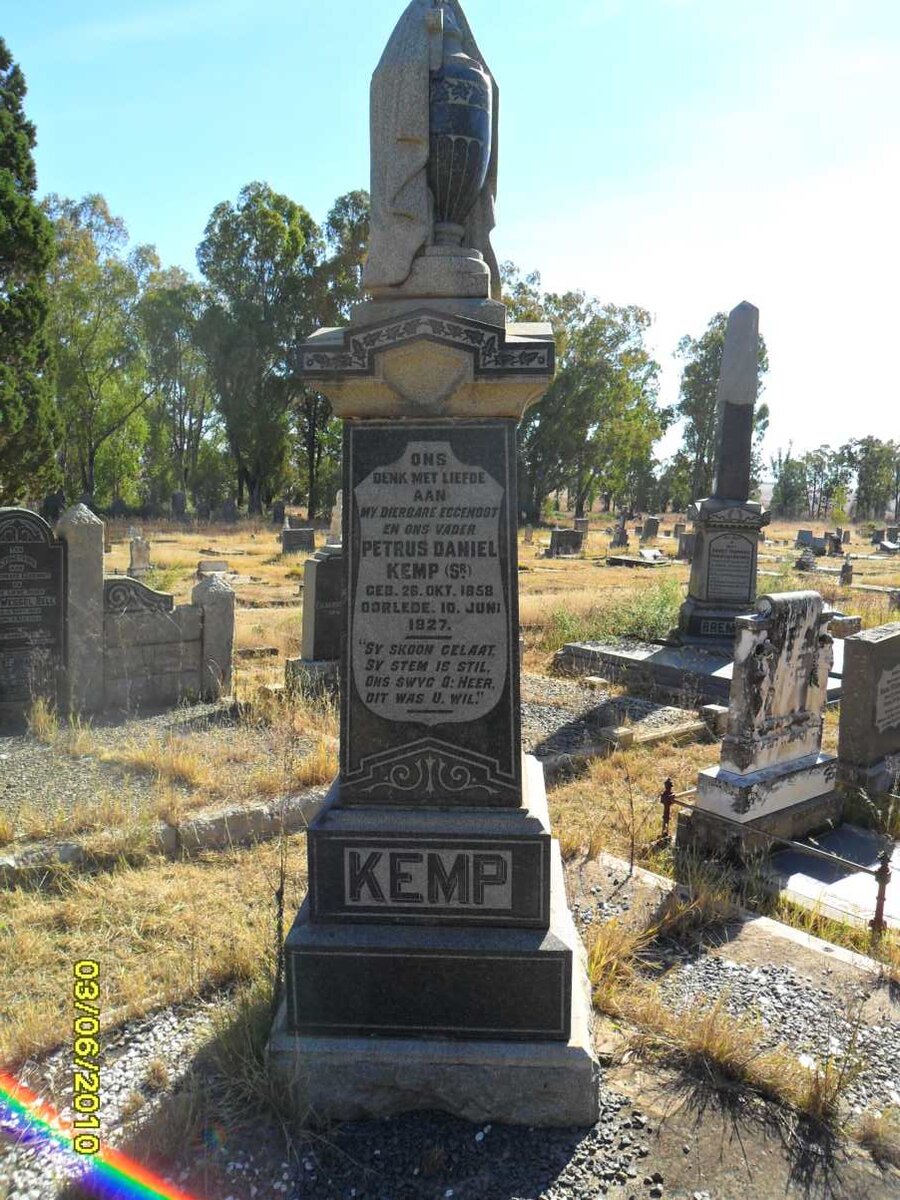 KEMP Petrus Daniël 1858-1927