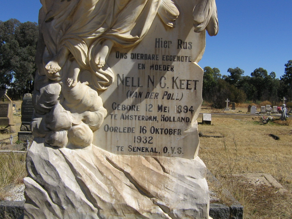 KEET Nell N.C. nee VAN DER POLL 1894-1932