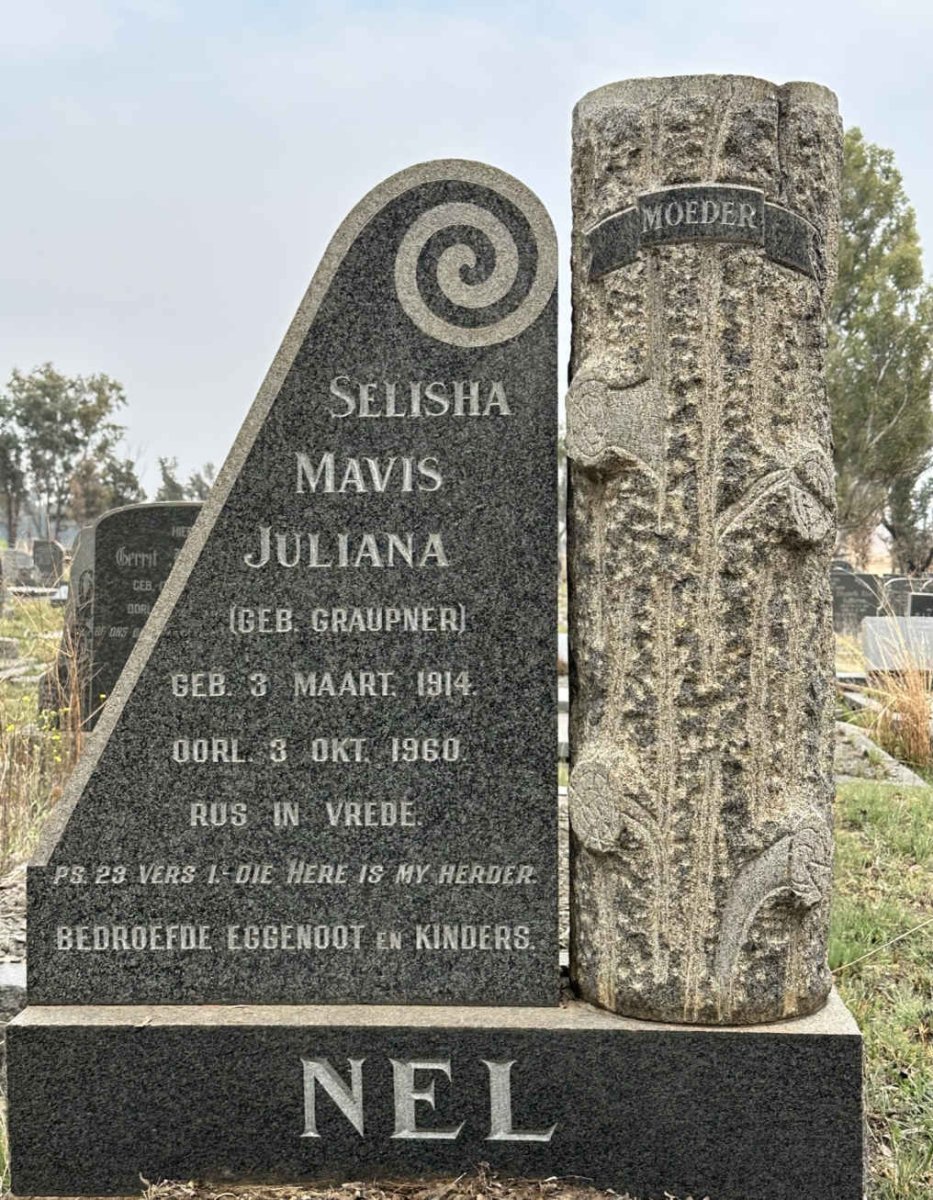 NEL Selisha Mavis Juliana nee GRAUPNER 1914-1960