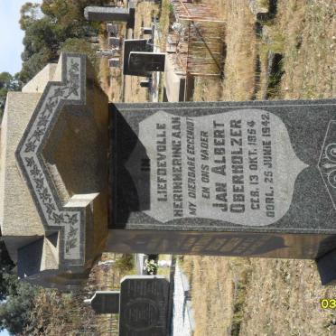 OBERHOLZER Jan Albert 1854-1942