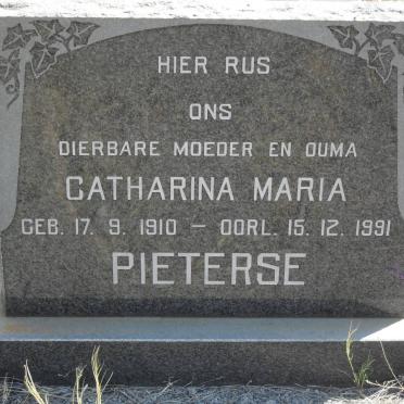 PIETERSE Catharina Maria 1910-1991