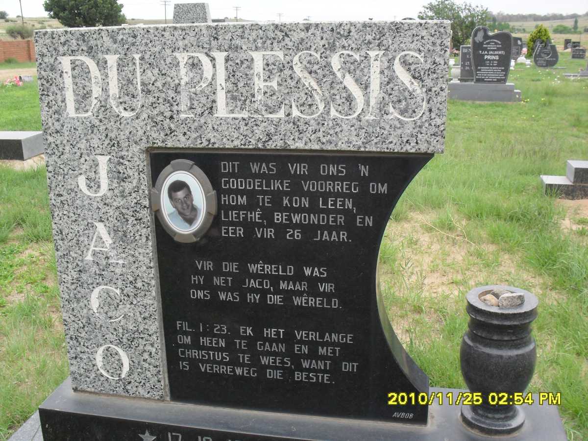 PLESSIS Jaco, du 