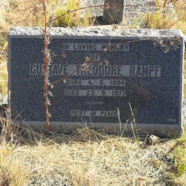 RAMPF Gustav Theodore 1904-1977