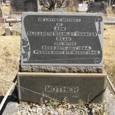 READ Ann Elizabeth Stanley Younger nee HITGE 1864-1946