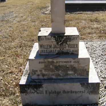 VISSER Willem Jacobus 1856-1912
