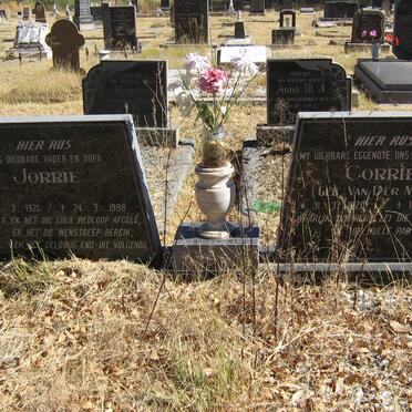 ? Jorrie 1921-1998 &amp; Corrie VAN DER MERWE 1920-1996
