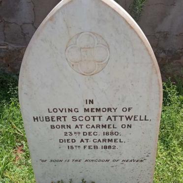 Free State, SMITHFIELD district, Carmel 208, Carmel French Mission Station, cemetery