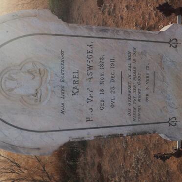 ASWEGEN Karel P.J., van 1878-1911