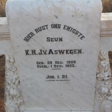 ASWEGEN K.H.J., van 1908-1925