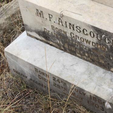 AINSCOUGH M.F. nee CROWDON 1869-1903