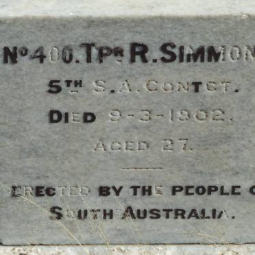 SIMMONS R. -1902 