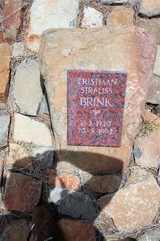 BRINK Cristiaan Strauss 1920-1992