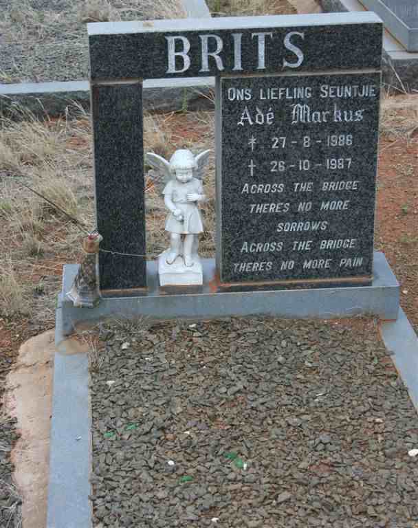 BRITS Adé Markus 1986-1987