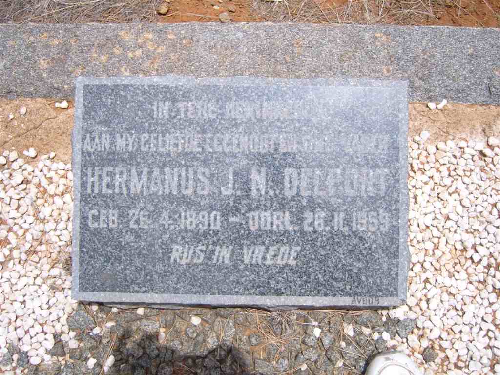 DELPORT Hermanus J.N. 1890-1959