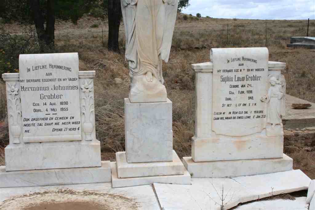 GROBLER Hermanus Johannes 1890-1955 &amp; Sophia Louw VAN ZYL 1898-1948