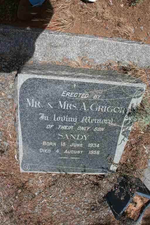 GRIGOR Sandy 1934-1956