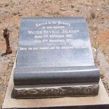 JACKSON Walter Neville 1897-1945