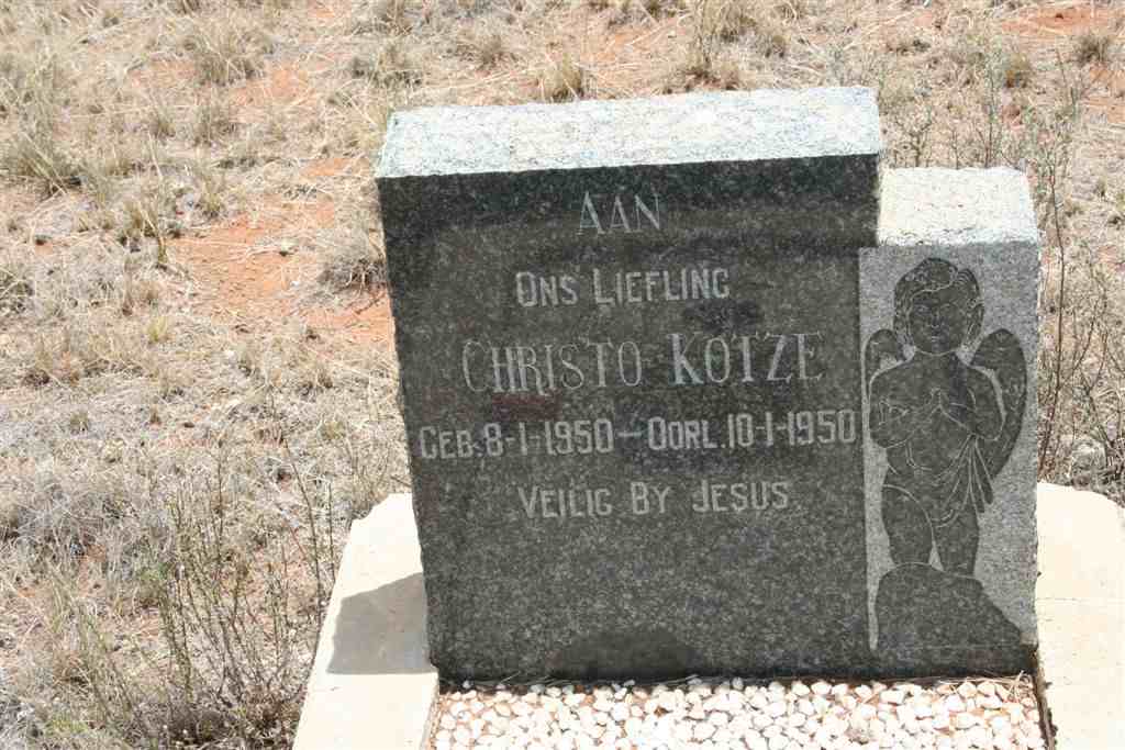 KOTZE Christo 1950-1950