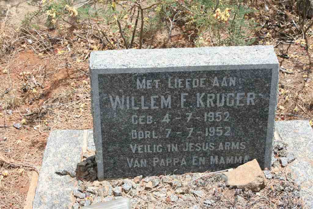 KRUGER Willem F. 1952-1952