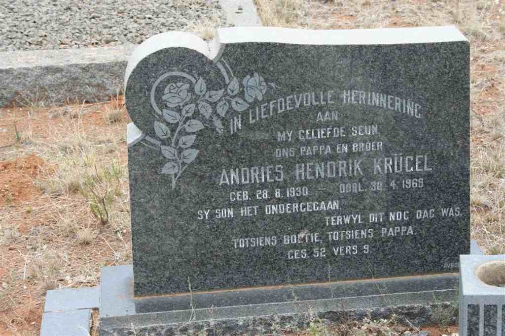 KRUGEL Andries Hendrik 1930-1969