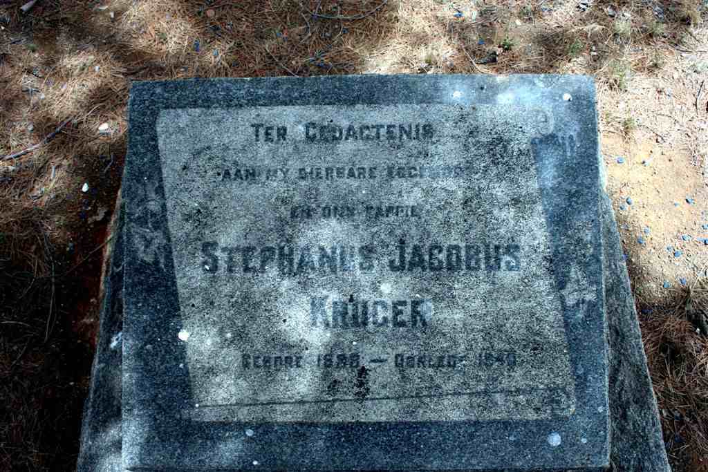 KRUGER Stephanus Jacobus 18??-1940