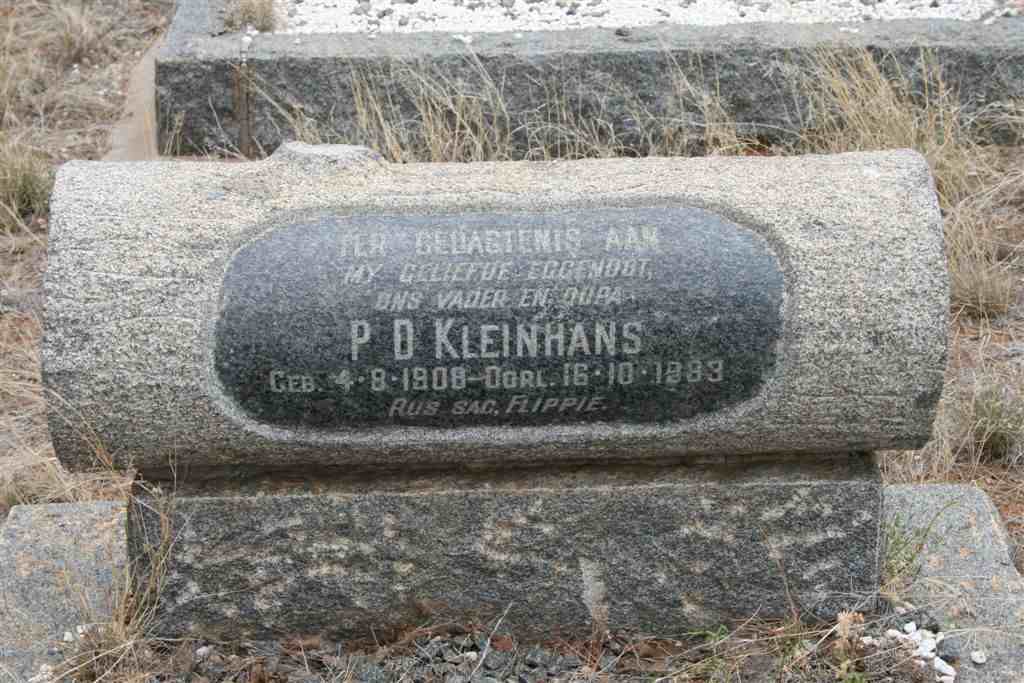 KLEINHANS P.D. 1908-1983