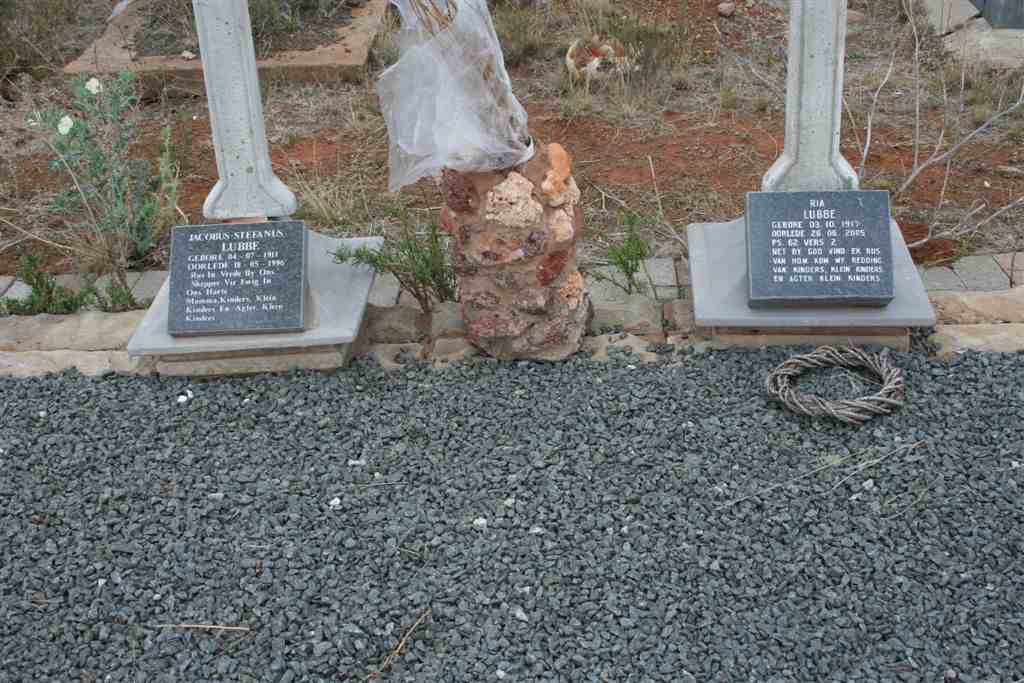LUBBE Jacobus Stefanus &amp; Ria