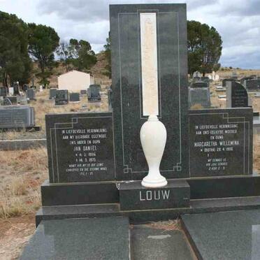 LOUW Jan Daniel 1906-1975 &amp; Margaretha Willemina BOTHA 1906-