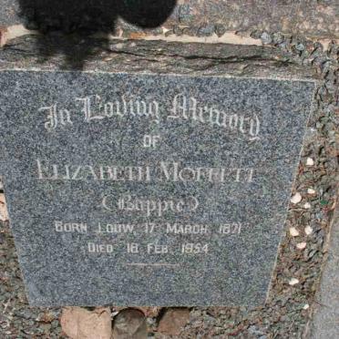 MOFFETT Elizabeth nee LOUW 1871-1954