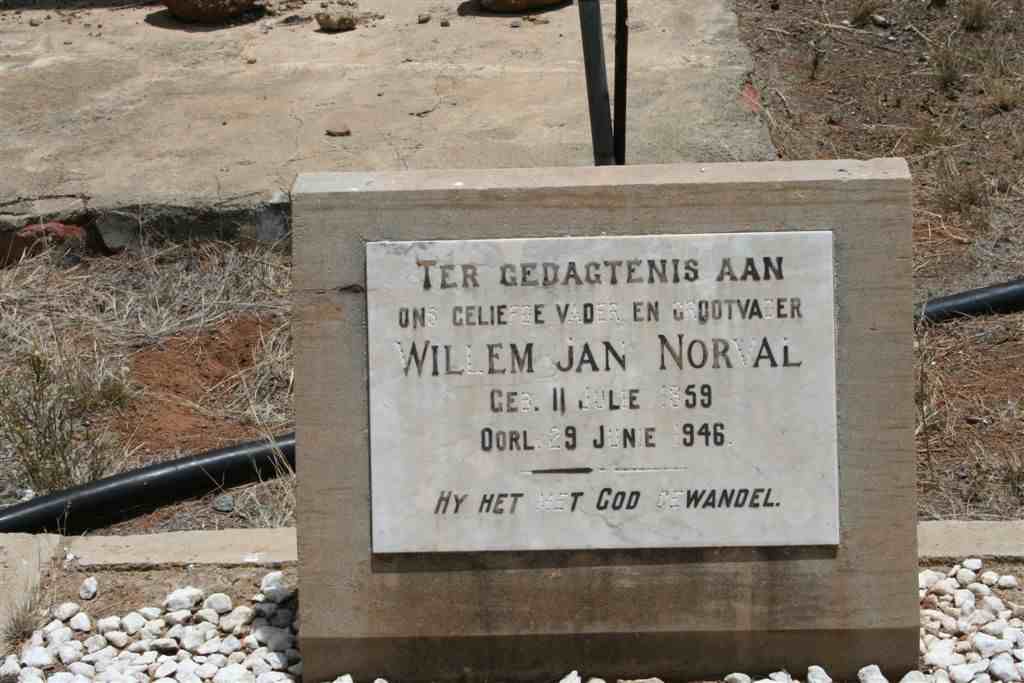 NORVAL Willem Jan 1859-1946