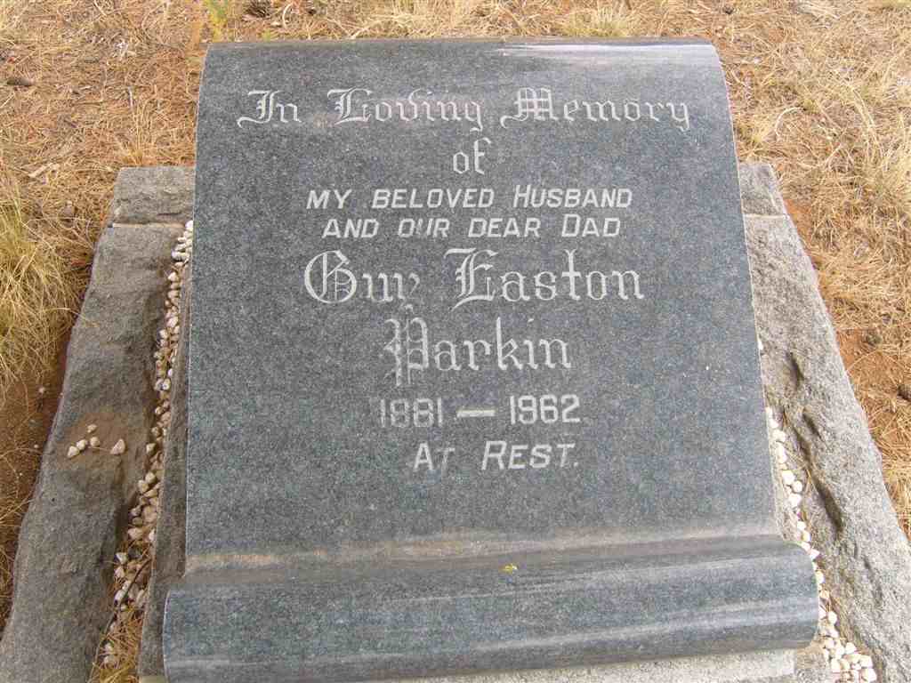 PARKIN Guy Easton 1881-1962