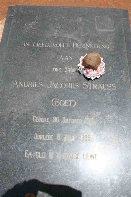 STRAUSS Andries Jacobus 1913-1966